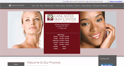Desktop Screenshot of lancasterskincenter.com